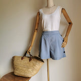 sailor wide leg shorts