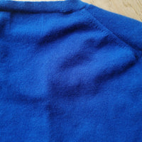 cobalt pure cashmere cardigan