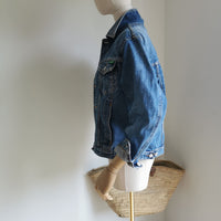 vintage midwash denim jacket