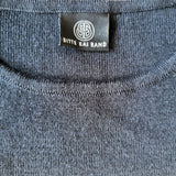 vintage black/taupe sweater