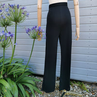 sand fine jersey trousers