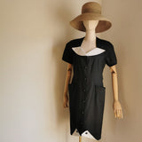 vintage linen diana dress