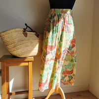 vintage fish print skirt