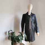 vintage soft leather coat