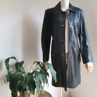 vintage soft leather coat