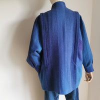 vintage violet tweed coat