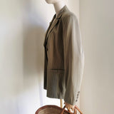 vintage boxy sage jacket