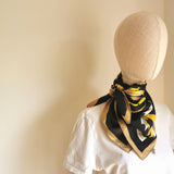dior floral silk scarf